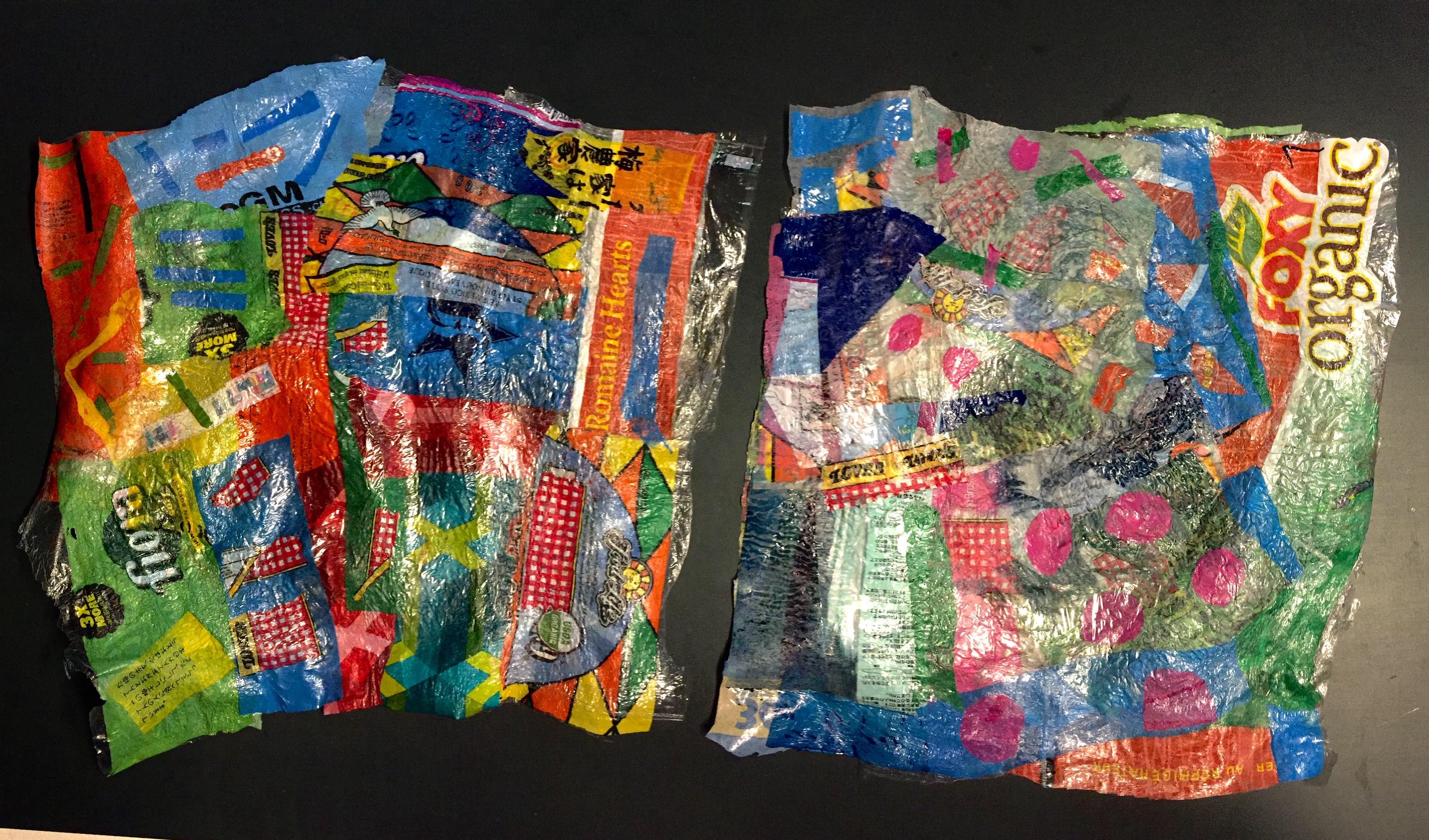 More fun with fused plastic bags!